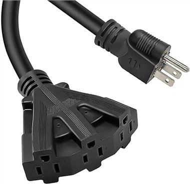 3-Cavo di prolunga nero di uscita